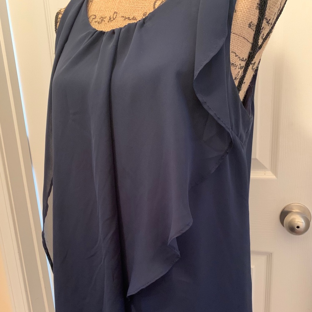 Navy blue dress